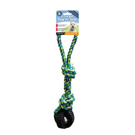 Petmate Small Jingle X-Tire Tug & Toss