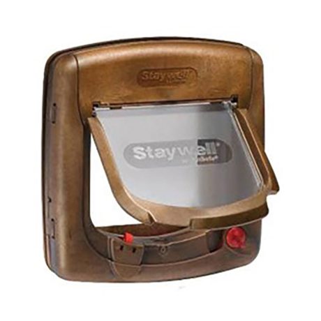 PetSafe 4 Way Locking Deluxe Cat Flap - Wood Grain