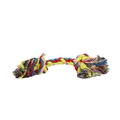 Plush Pet Rope Teethers Multicolor - 1Pc