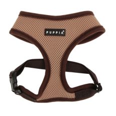 Puppia Soft Harness Beige Extra Large Neck 16.5" Chest 22.0" - 32.0"