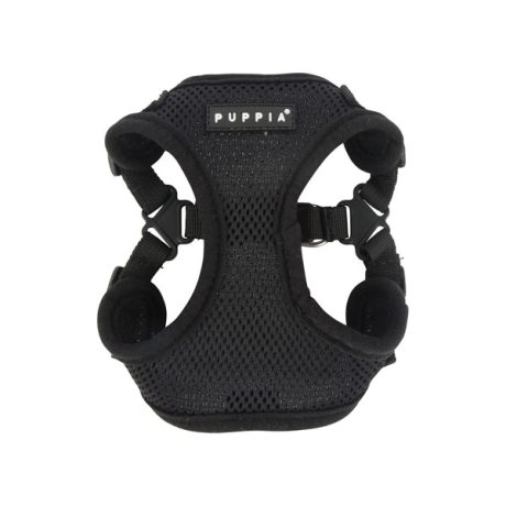 Puppia Soft Harness C Black L Neck 14.2-16.5" Chest 15.4-17.3"