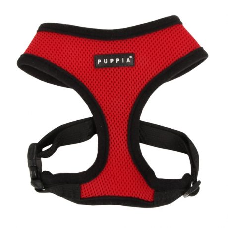 Puppia Soft Harness Red L Neck 14.5' Chest 20-29"