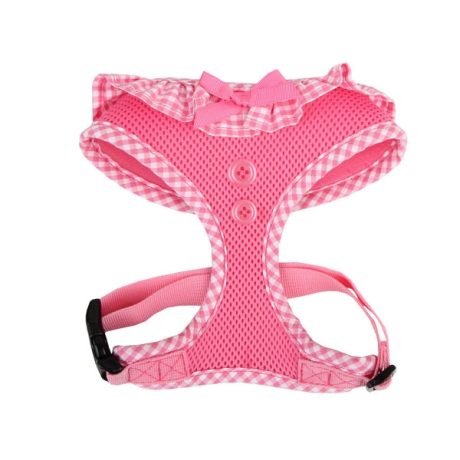 Puppia Vivien Harness a Pink M Neck 11.5" Chest 15-22""