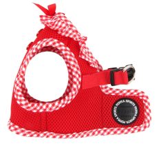 Puppia Vivien Harness B Red M Neck 9.84" Chest 14.96"