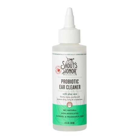 Skouts Honor Cat Probiotic Ear Cleaner 120Ml/4Oz Pet Essentials & Wellness