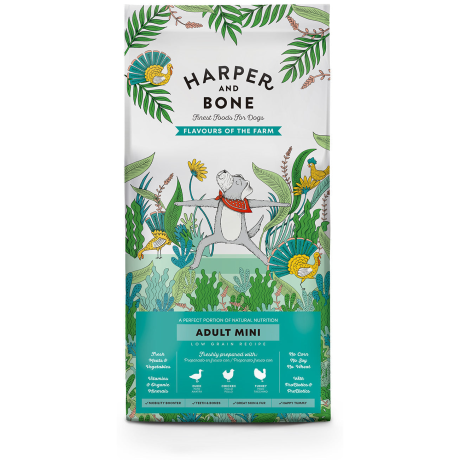 Harper and Bone Adult Dog Mini Flavours of the Farm 2kg