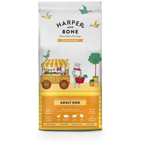 Harper and Bone Grain Free Adult Dog Medium/Large Fresh Market 2kg