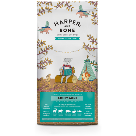 Harper and Bone Grain Free Adult Dog Mini Wild Mountain 2kg