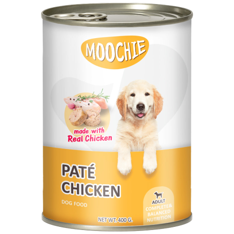 Moochie Pate With Chicken Dog Wet Food Can 400g
