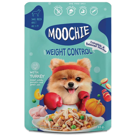 Moochie Dog Food Casserole with Turkey - Weight Control Pouch 85g