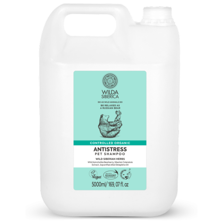 Wilda Siberica Controlled organic Antistress pet shampoo 5 l