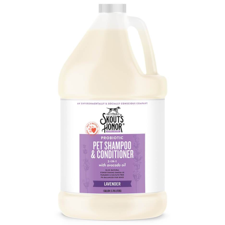 Skouts Honor Probiotic Shampoo Plus Conditioner Lavender Grooming 3800ML