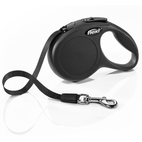 Flexi New Classic S Tape 5 m, Black