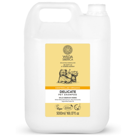 Wilda Siberica Controlled organic Delicate pet shampoo 5 L