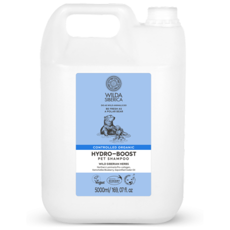 Wilda Siberica Controlled organic Hydro-boost pet shampoo 5 l
