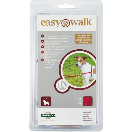 Pet Safe Easy Walk Harness Small Red Rohs