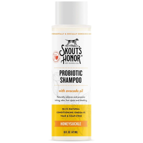 Skouts Honor Probiotic Shampoo Honeysuckle Grooming 475ML
