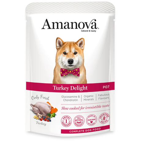 Amanova Wet Adult Dog Turkey Delight - 100g