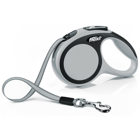 Flexi New Comfort L Tape 8 m, Grey