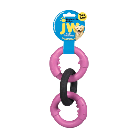 Jw Big Mouth Rings Small Triple - Multicolor - 1pc