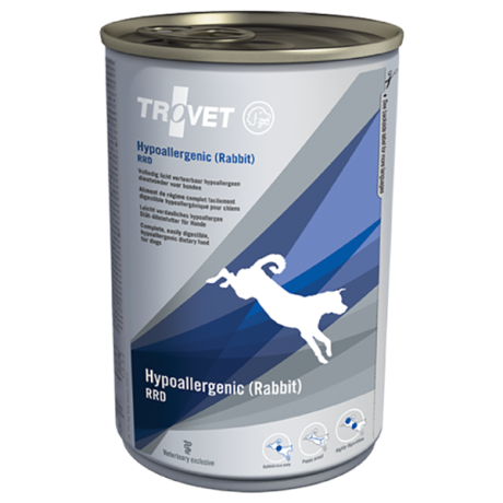 Trovet Hypoallergenic Rabbit Dog Wet Can 400gms