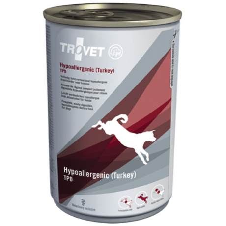 Trovet Hypoallergenic Turkey Dog Wet Can 400g