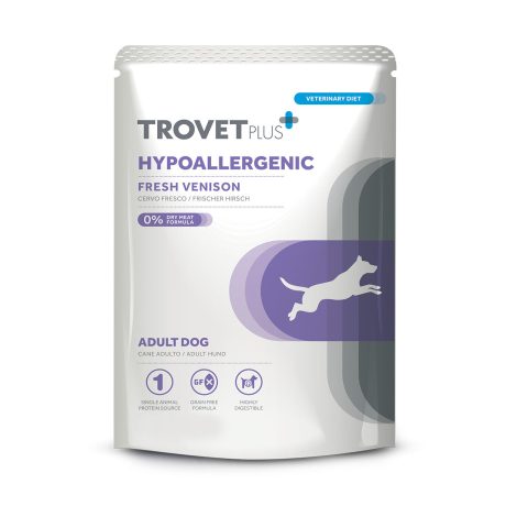 Trovet Plus Pouch Dog Hypoallergenic Venison Veterinary Diets Wet Food 300g