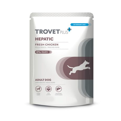 Trovet Plus Pouch Dog Hepatic Veterinary Diets Wet Food 300g