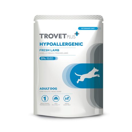 Trovet Plus Pouch Dog Hypoallergenic Lamb Veterinary Diets Wet Food 300g
