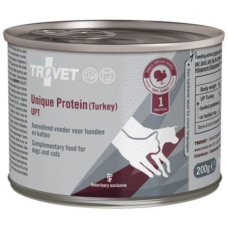 Trovet Unique Protein Turkey Dog & Cat Wet Food Can 200g