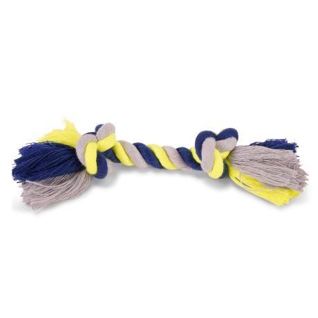 Vadigran Cotton Rope 2 Knots Blue-yellow 50g 20cm
