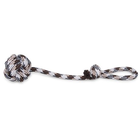 Vadigran Cotton Rope+handle + Ball Ø10,5cm Brown 54cm
