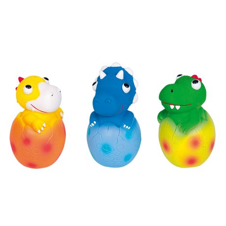 Vadigran Dog Toy Latex Dinosaur Egg Ass.15cm - 1pc