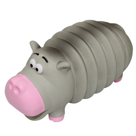 Vadigran Dog Toy Latex Hippo Ribble 19,5cm