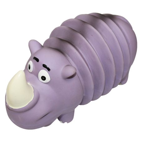 Vadigran Dog Toy Latex Rhino Ribble 19cm