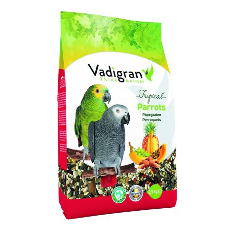 Vadigran Parrot Tropical 2.5 Kg With Mix Fruits