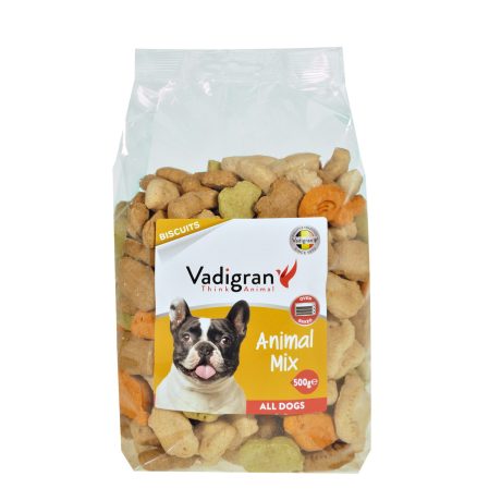 Vadigran Snack dog Biscuits Animal Mix 500g