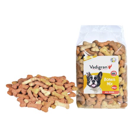 Vadigran Snack dog Biscuits Bones Mix 500g