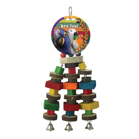 Woodpecker Bird Toy A Triangle 43.5x15 Cm