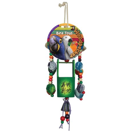 Woodpecker Bird Toy Chinese Pergola 40x14 Cm