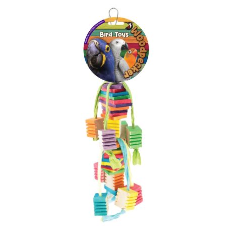 Woodpecker Bird Toy Climbing Block 40x10 Cm
