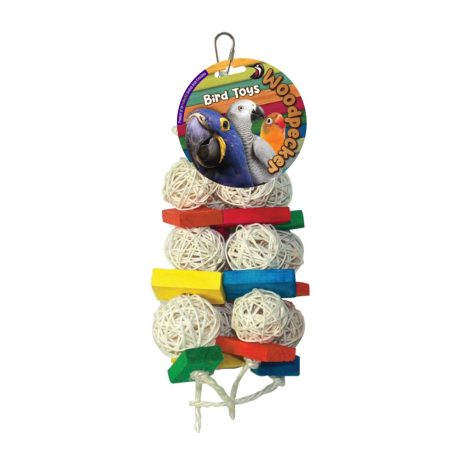 Woodpecker Bird Toy Fishing Nets 25x12x12 Cm