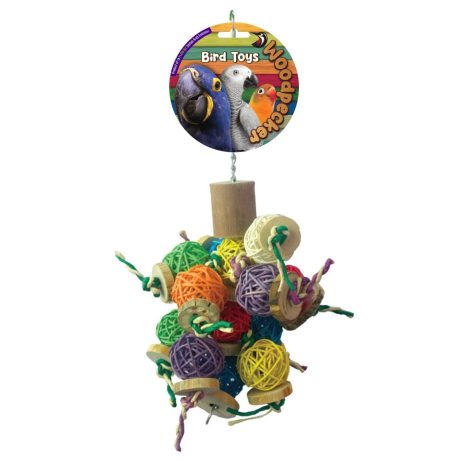 Woodpecker Bird Toy Hanging Garden 30x25 Cm