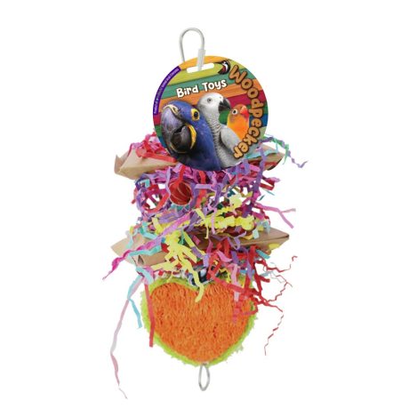 Woodpecker Bird Toy Heart Confetti 23x10 Cm