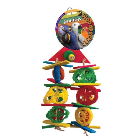 Woodpecker Bird Toy Lemon Den 44x20 Cm