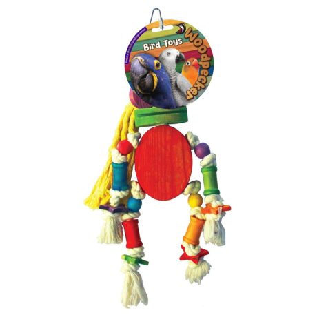 Woodpecker Bird Toy Smily Cane 30x27 Cm